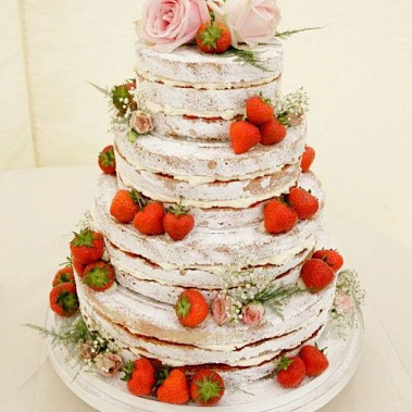 Торт клубничные розы купить - домодедово.сладкоежкин.рф