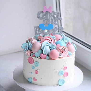Торт "Girl or Boy" купить - домодедово.сладкоежкин.рф