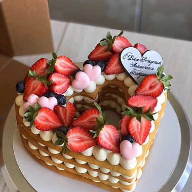 Торт «Сердце» купить - домодедово.сладкоежкин.рф