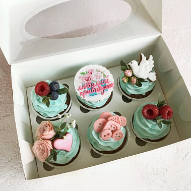 Капкейки "Любимой прабабушке" купить - домодедово.сладкоежкин.рф