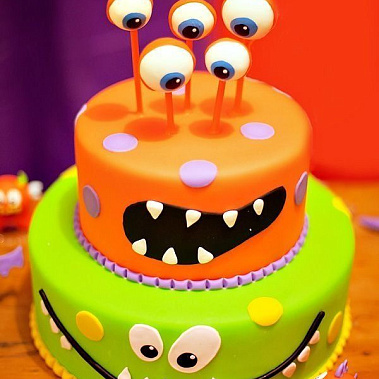 Торт "Монстры" купить - домодедово.сладкоежкин.рф