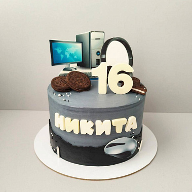 Торт "Компьютер" купить - домодедово.сладкоежкин.рф