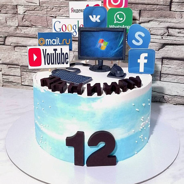 Торт "Соц-сети" купить - домодедово.сладкоежкин.рф