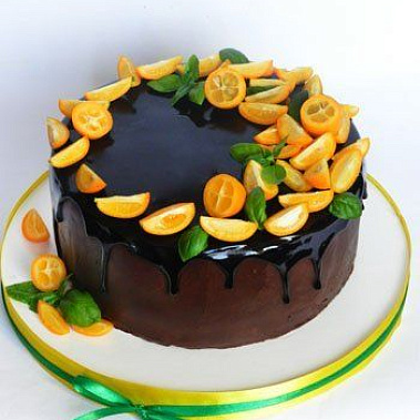 Торт глазурь с дольками купить - домодедово.сладкоежкин.рф