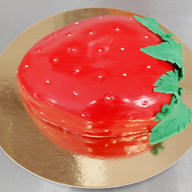 Торт "Клубника" купить - домодедово.сладкоежкин.рф