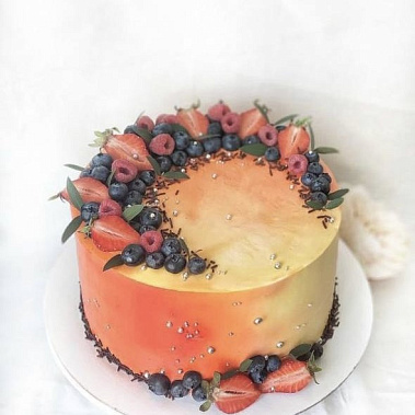 Торт «Закат» купить - домодедово.сладкоежкин.рф