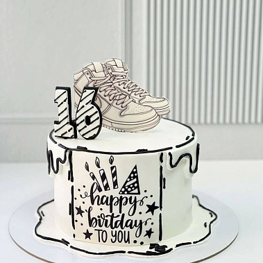 Торт "Кроссовки" купить - домодедово.сладкоежкин.рф