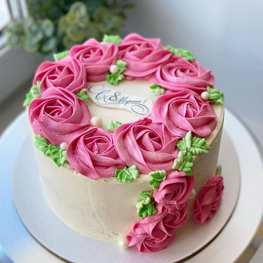 "Розовый венок" купить - домодедово.сладкоежкин.рф